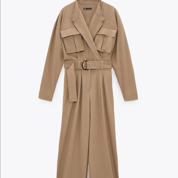 Zara Long Jumpsuit with Pockets - Picture 15 of 16